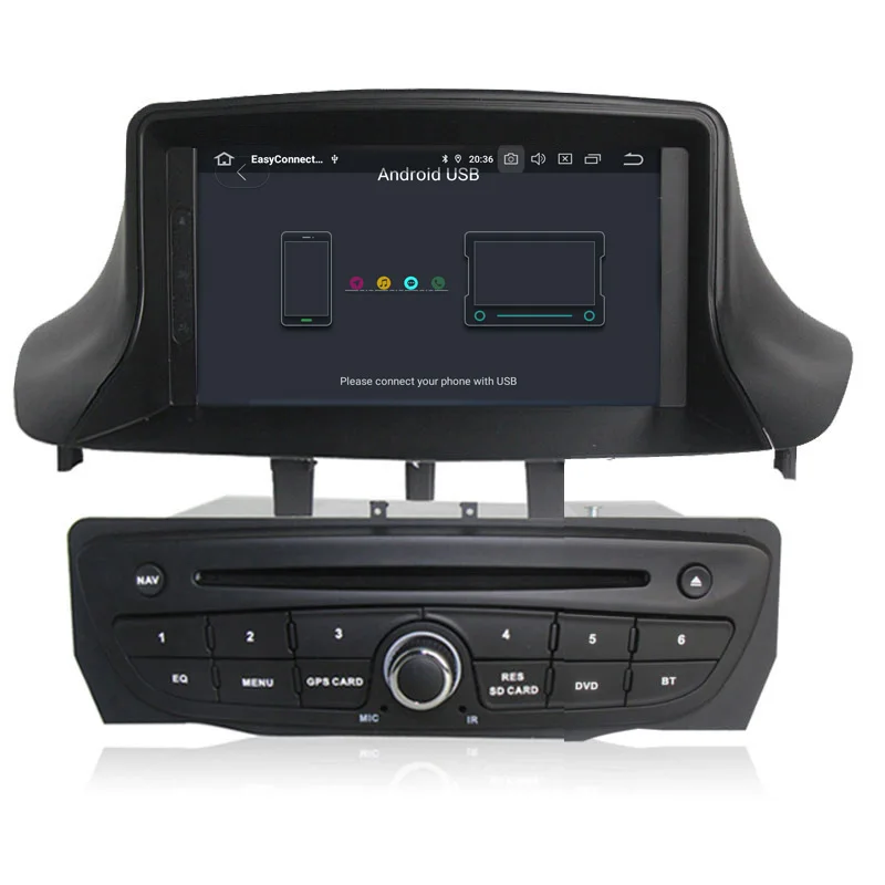 COIKA 7 &quotAndroid 9 0 система автомобильный DVD мультимедийный плеер для Renault Megane 2009 2016 с 4 +