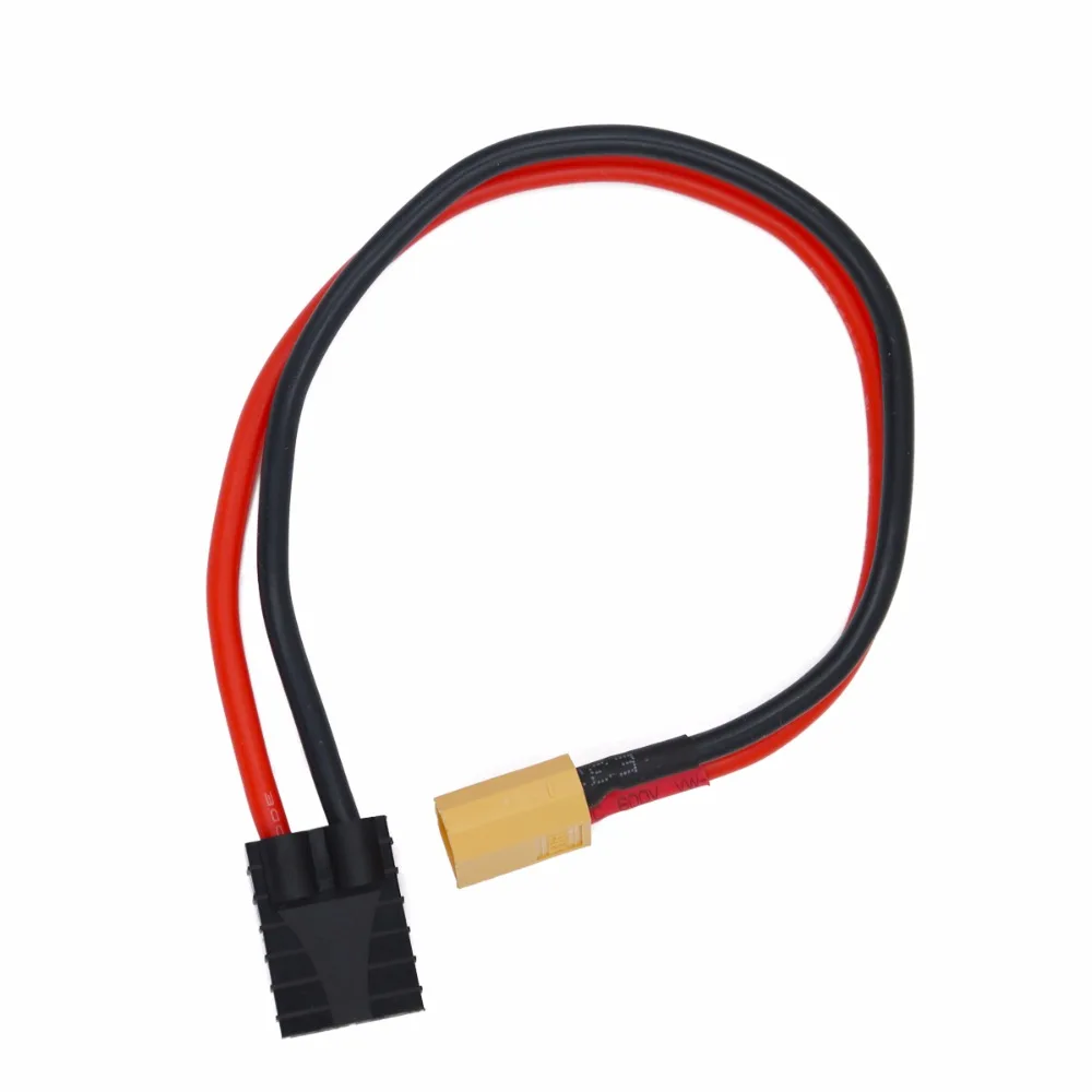 5 пара/лот XT60 гнездовой разъем к адаптеру 14AWG силиконовый соединительный провод