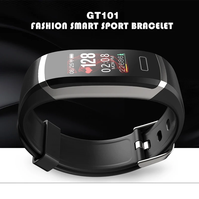 Imosi GT101 умный Браслет 0 96 &quotTFT цветной экран монитор сердечного ритма