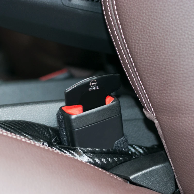 1 PCS Safety Belt Buckles Real Carbon Fiber Trucks Car Seat Safty Alarm Canceler Stopper | Автомобили и мотоциклы