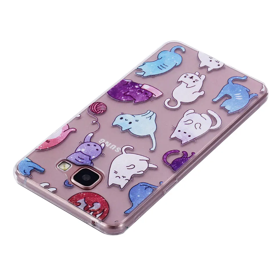 Чехол для телефона samsung Galaxy A3 A5 2016 2017 Coque ультра тонкий мягкий силиконовый задняя