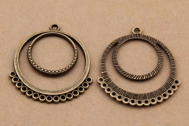 

100pcs Vintage Multi-ring Connector Charm Fit Manual Making Earrings/Bracelets/necklace/apparel Fashion DIY Jewelry Accessories