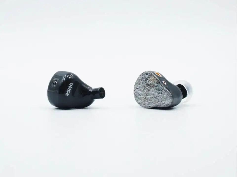Silver MAGAOSI DQ4 2BA+ 2 динамических драйвера Гибридный MMCX HiFi Audiophile IEM с 4 переключателями - Цвет: Silver