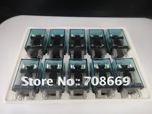 10pcs MY2NJ HH52 110VAC Coil Power Relay ,Mini relays, with or without LED light