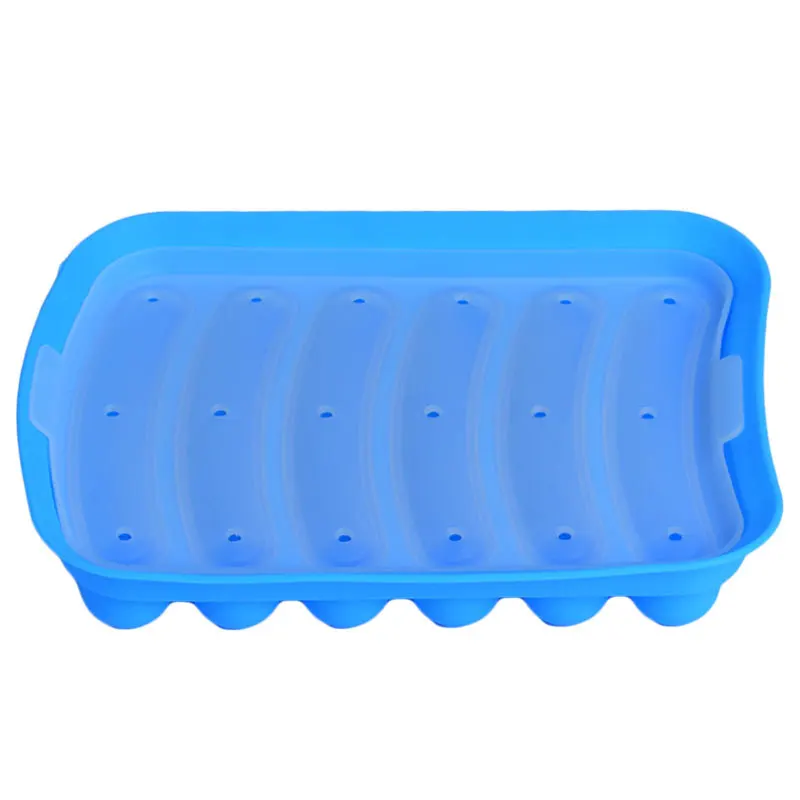 6 In 1 Homemade DIY Sausage Ham Mold Box High Quality Silicone Temperature Resistance Baking Kitchen Tool |
