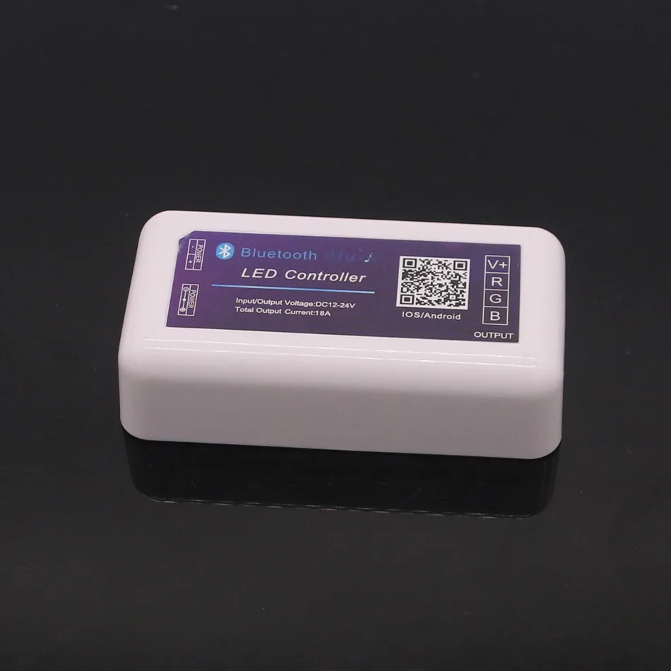 DC 12 V 24 18A светодиодный Bluetooth музыкальный RGB контроллер для SMD 5050 3528 светодиодные