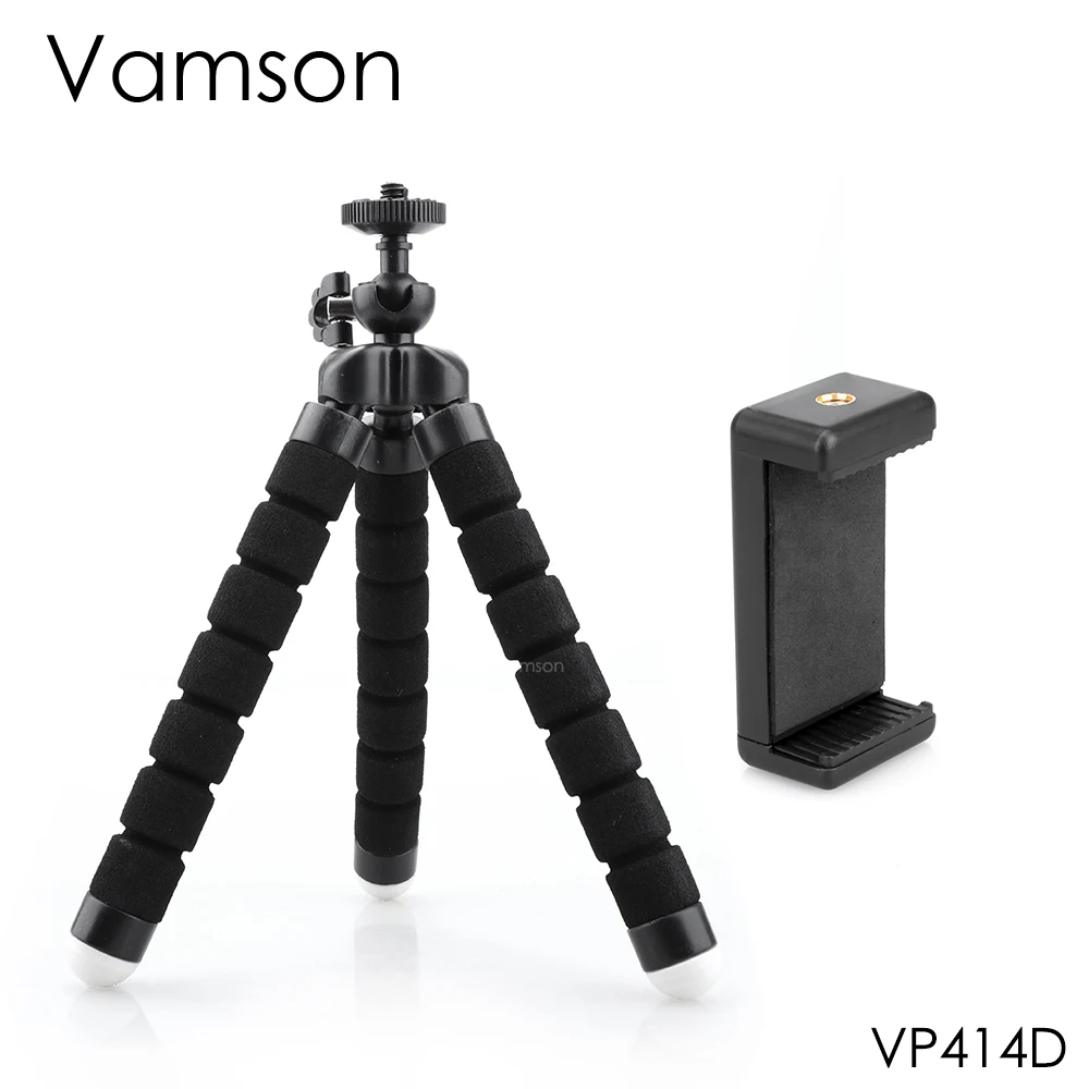 Vamson мини штатив для телефона Гибкая ножка Gorillapod Осьминог штатив для мобильного телефона камера для iphone для Xiaomi для samsung VP414F - Цвет: VP414D