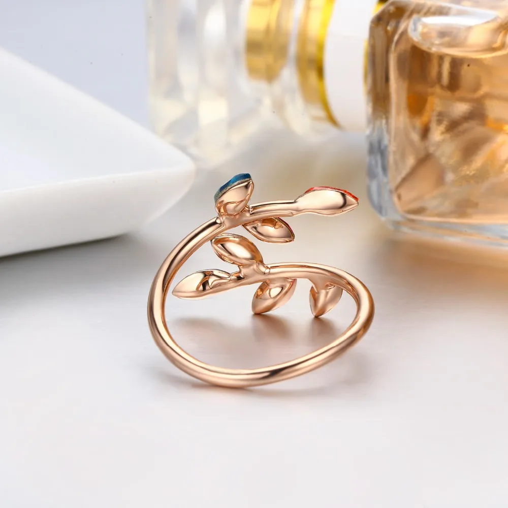 Pinannie Gold Color 18KRGP Crystals Rings Jewelry for Women | Украшения и аксессуары