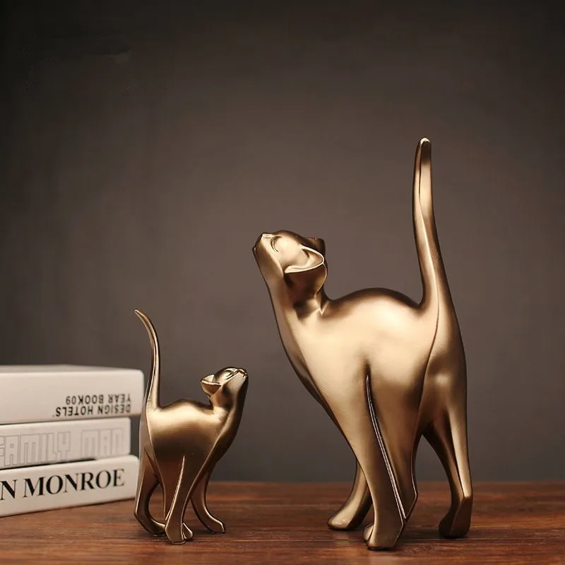 MRZOOT Винтаж крыльцо книги по искусству модель творческий золотой животных кошка Nordic товары для дома декоративные украшения ремесла Инти