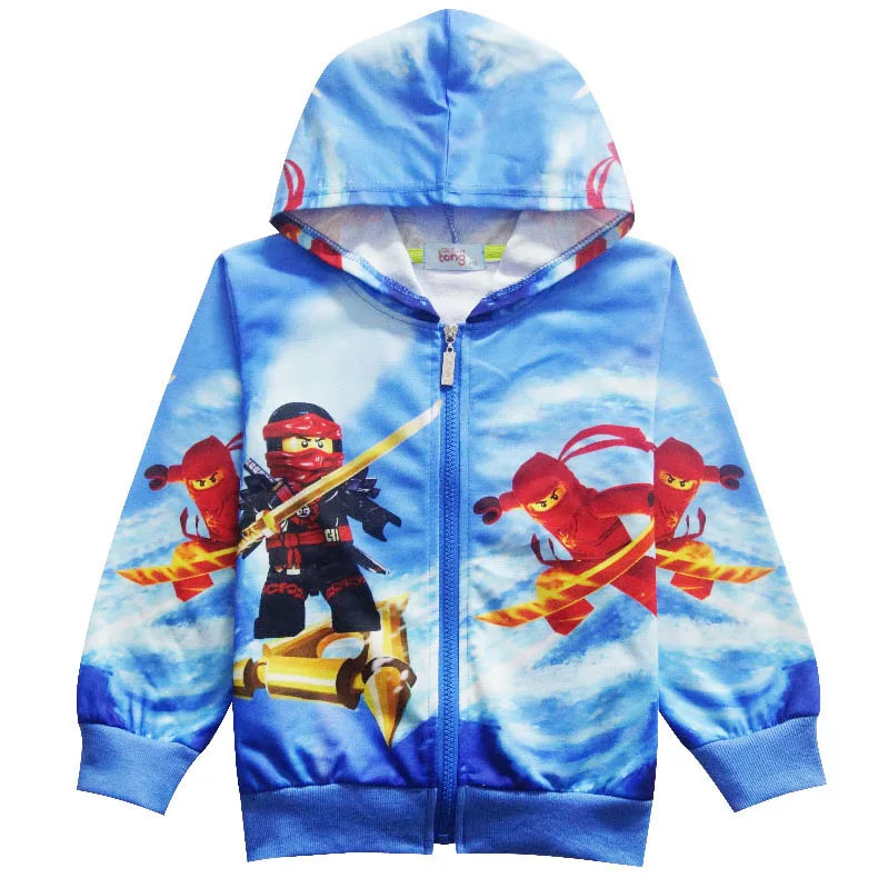 2019 осень с рисунком из мультфильма для маленьких мальчиков и девочек Ниндзяго