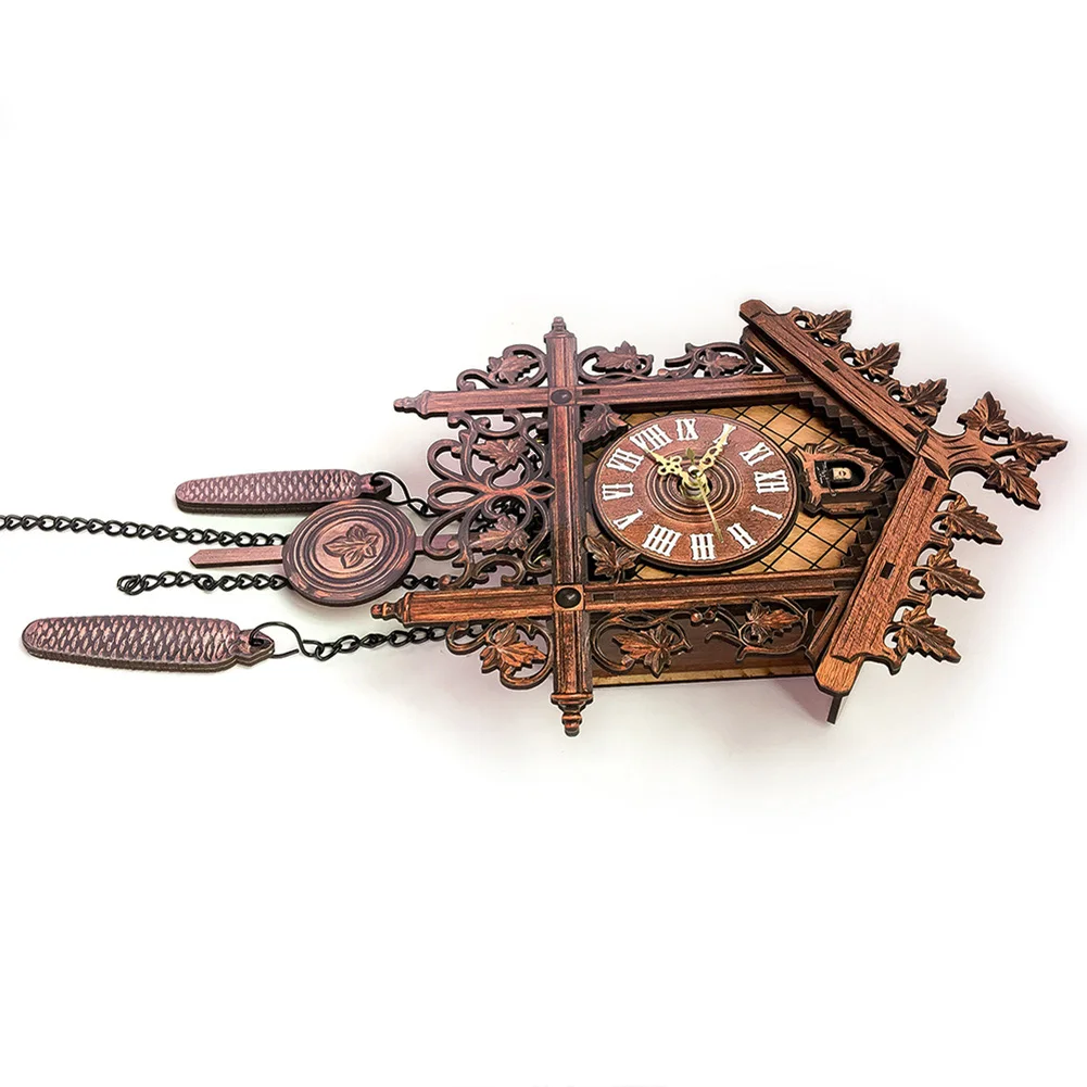Настенные часы с кукушкой винтажное искусство качели Висячие ручной работы для