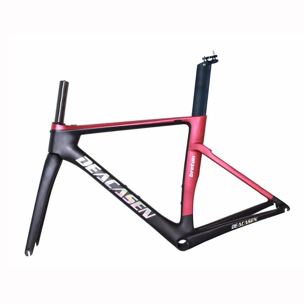 DEACASEN full carbon road frame T1000 bicycle XS/S/M/L Bottom bracket BB86 Bicycle Cycling Frame matte | Спорт и развлечения