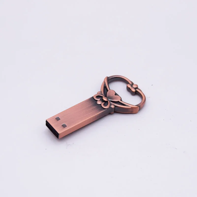 Usb флеш-накопитель с бронзовым ключом 2 0 более 10 шт. бесплатные металлические