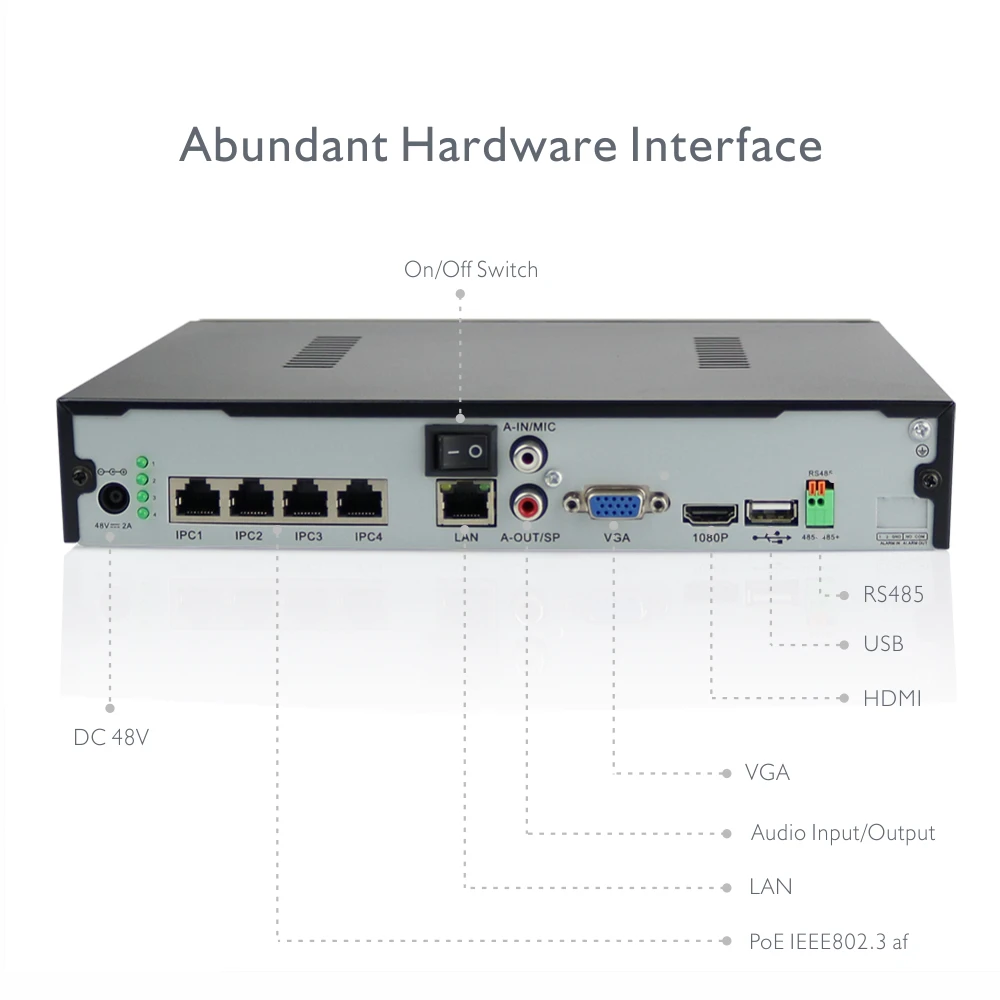 Муравьи Desktop 4CH 9CH 5MP/4MP/3 м/2MP Onvif NVR Поддержка 4 Порты 8 IEEE802.3af PoE IP камеры Goolink AEEYE