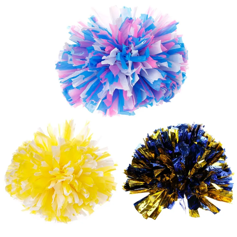 Ручной Pom Poms болельщик Черлидинг Cheer Танцевальная вечеринка футбольный клуб