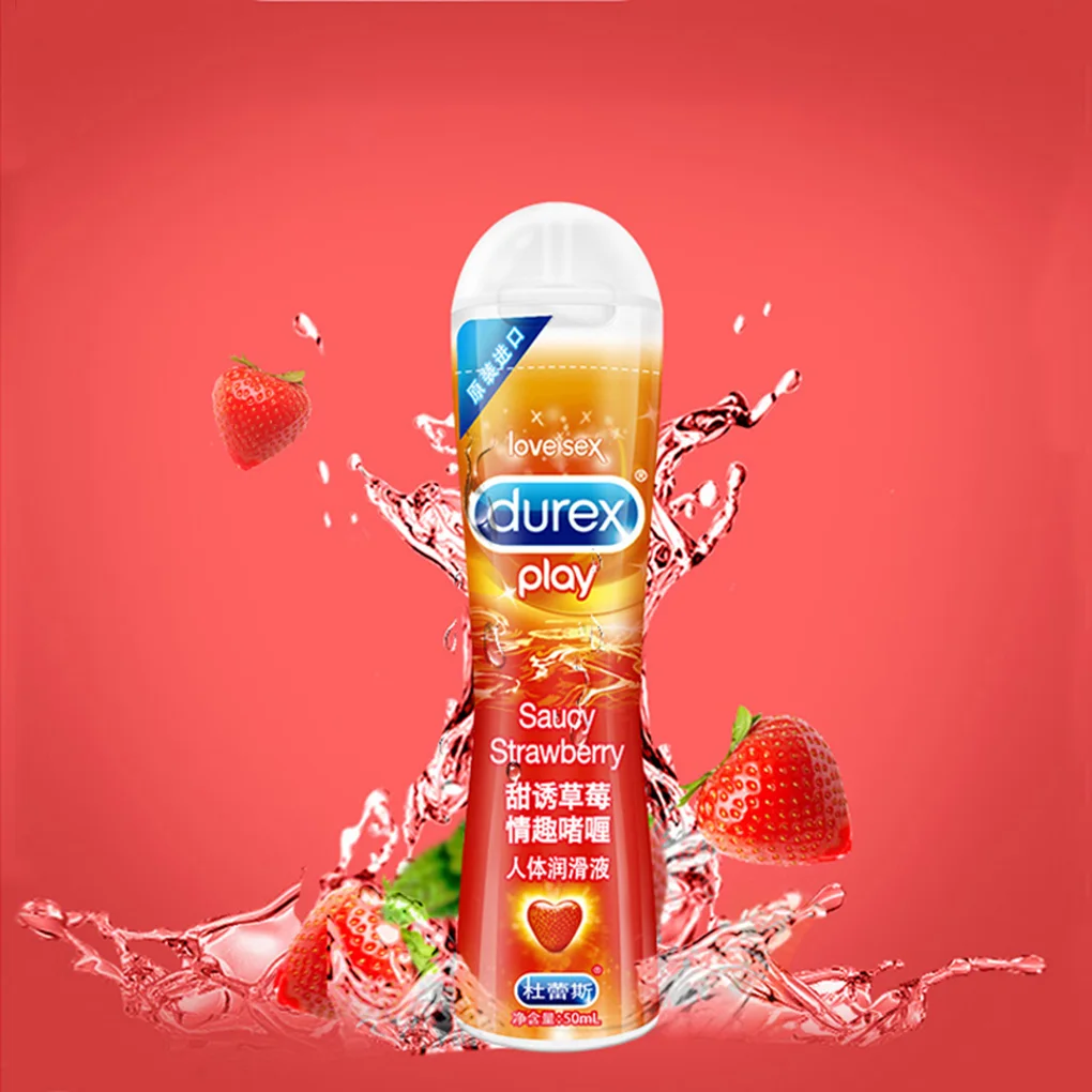 Durex 50 мл безопасные женские вагинальные смазки вишня клубника алоэ вера смазка