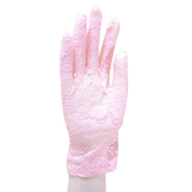 Valink 2017 New Fashion Women's Lace Hollow-Out Gloves Sun Protection Accessories Skid Resistance Pattern Female Hot | Аксессуары