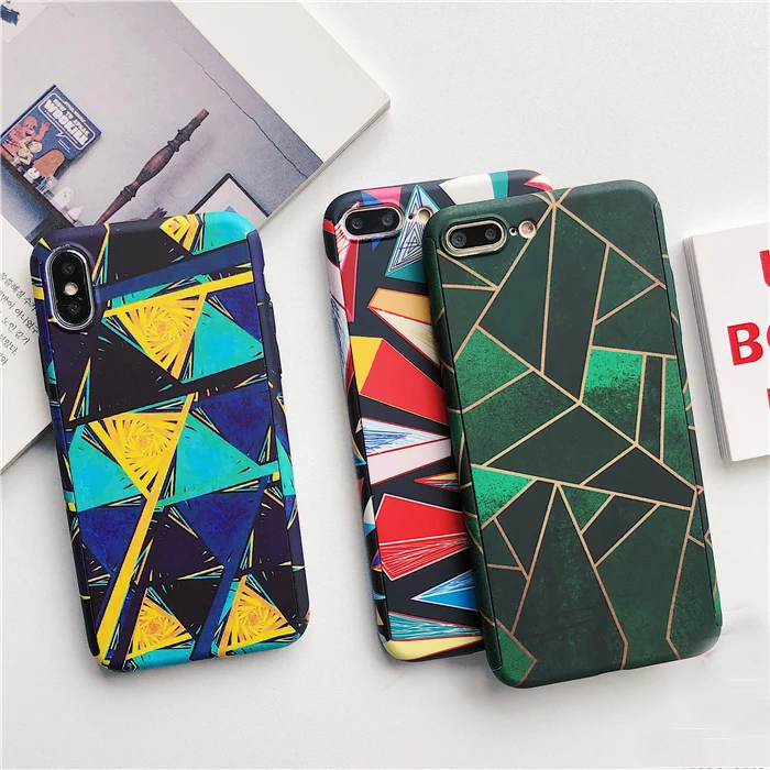 Для iphone 7 7 plus Роскошные 360 Чехлы, передняя и задняя матовая крышка coque для iphone X 6 6 S 6splus 8 8 plus тропический цветок лист чехол