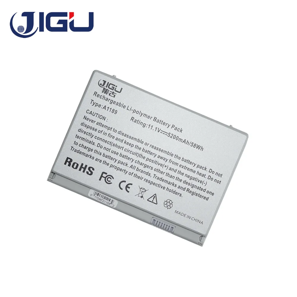 JIGU 1 Год гарантии! Аккумулятор для ноутбука A1189 Apple MacBook Pro 17 дюймов MA092T MA897X/A MA611B A1151
