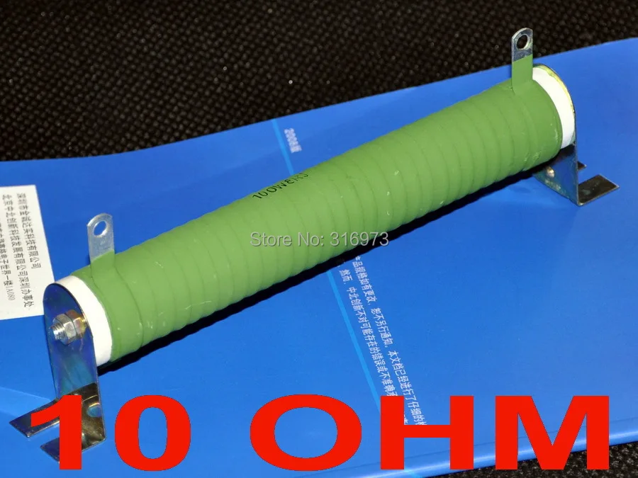 10 Ом 100 Вт высокомощный керамический трубчатый проволочный резистор Вт. |