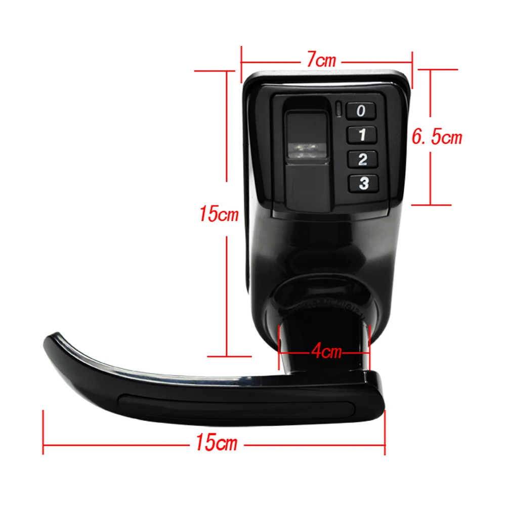 Новый контроль доступа LS911 черный LS9 биометрический дверной замок со сканером