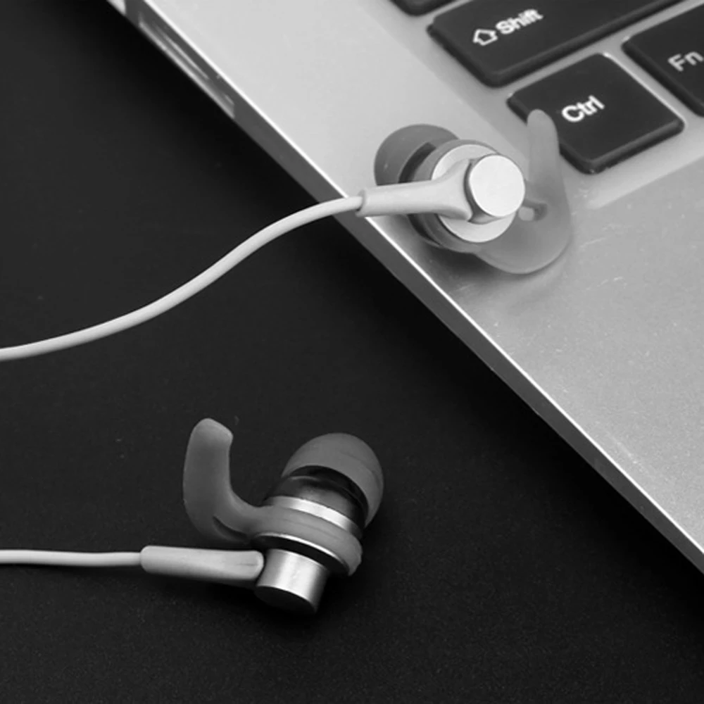 

100PCS Hi fi earphone Super bass earphones rose gold lin controll sport headset in-ear headsets music earbuds for cell phones PC