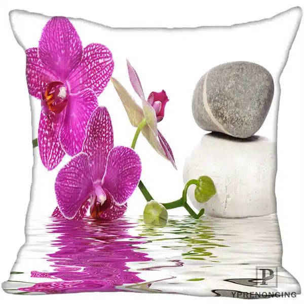 Square Pillowcases Заказная декоративная наволочка маленькая Орхидея квадратная на молнии Наволочки Чехол 35X35,40x40,45x45 см(одна сторона) 180522-01-09 - Цвет: Square Pillowcases