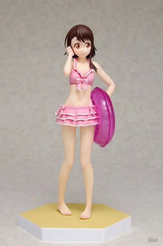 16 см аниме Nisekoi Onodera Kosaki розовый купальник спасательный круг Ver ПВХ модель