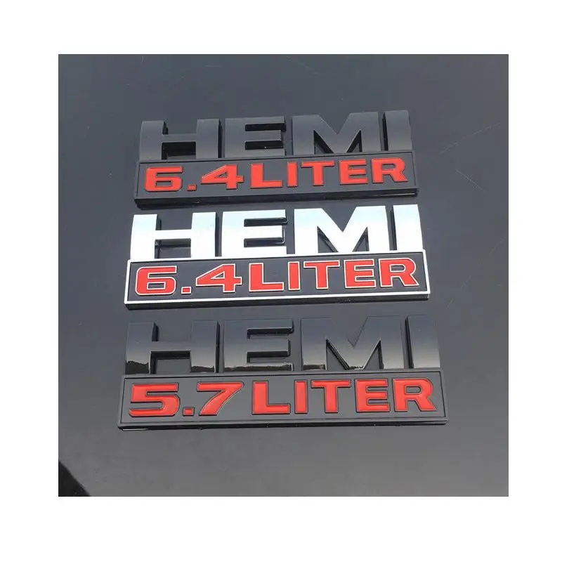 HEMI 6,4 литровые значки-наклейки Эмблемы