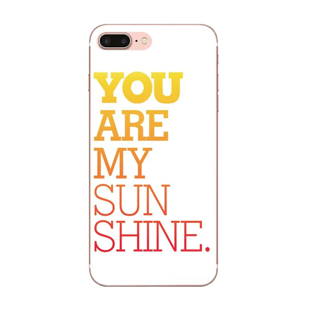 You Are My Sunshine Only TPU Дизайн для Galaxy J1 J2 J3 J330 J4 J5 J6 J7 J730 J8 2015 2016 2017 2018 mini Pro|Чехлы-накладки| |