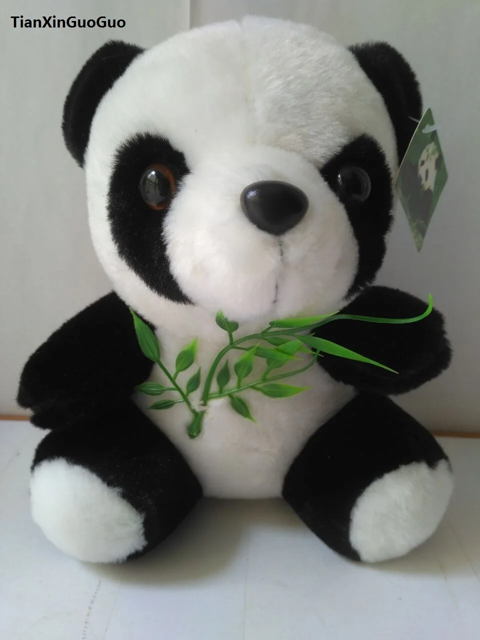 

about 18cm cartoon panada plush toy soft doll birthday gift b2802