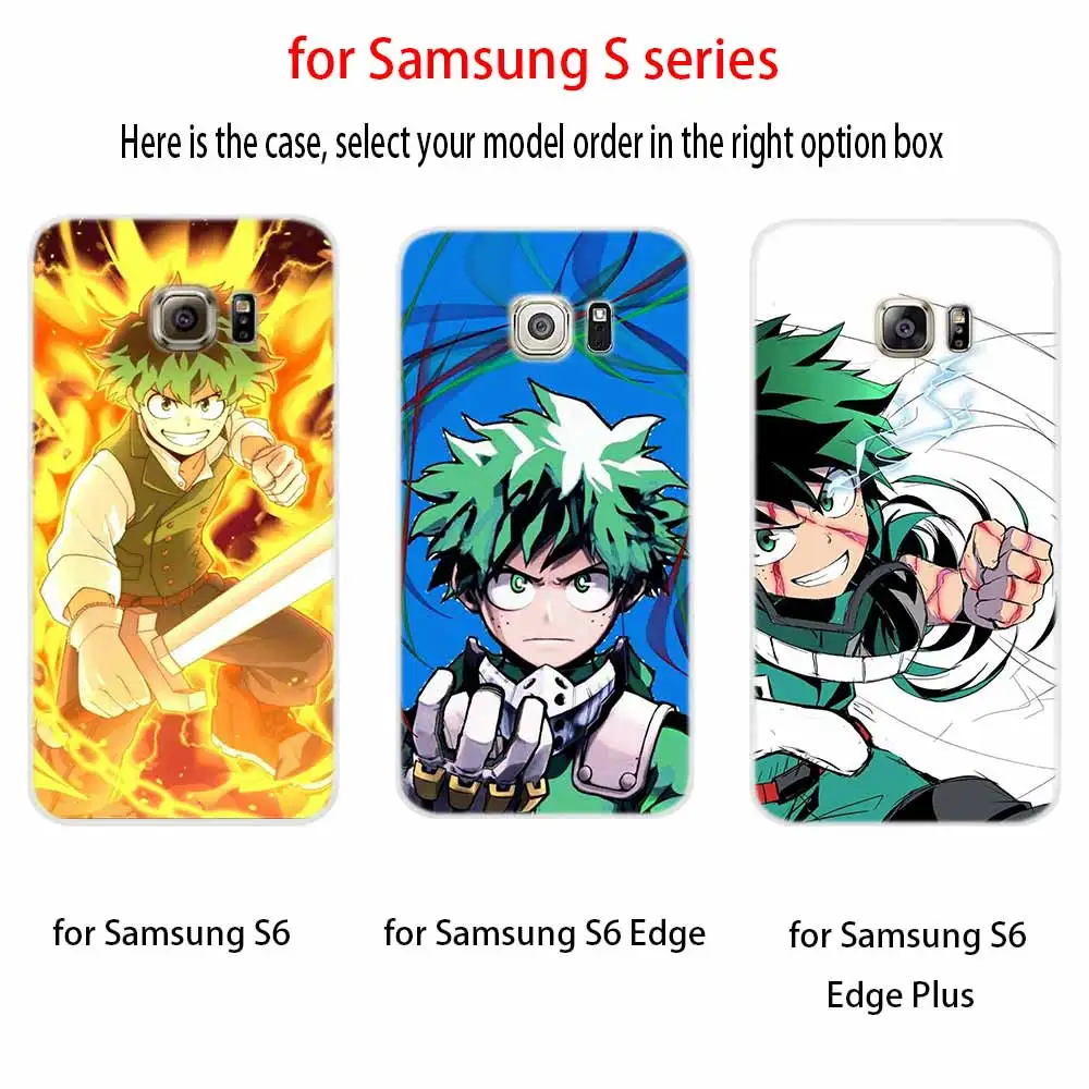My Hero Academia Anime Soft Cover For Samsung Galaxy S7 Edge S8 S9 S10 S11 S20 S21 Plus Lite E Ultra Case | Мобильные телефоны и