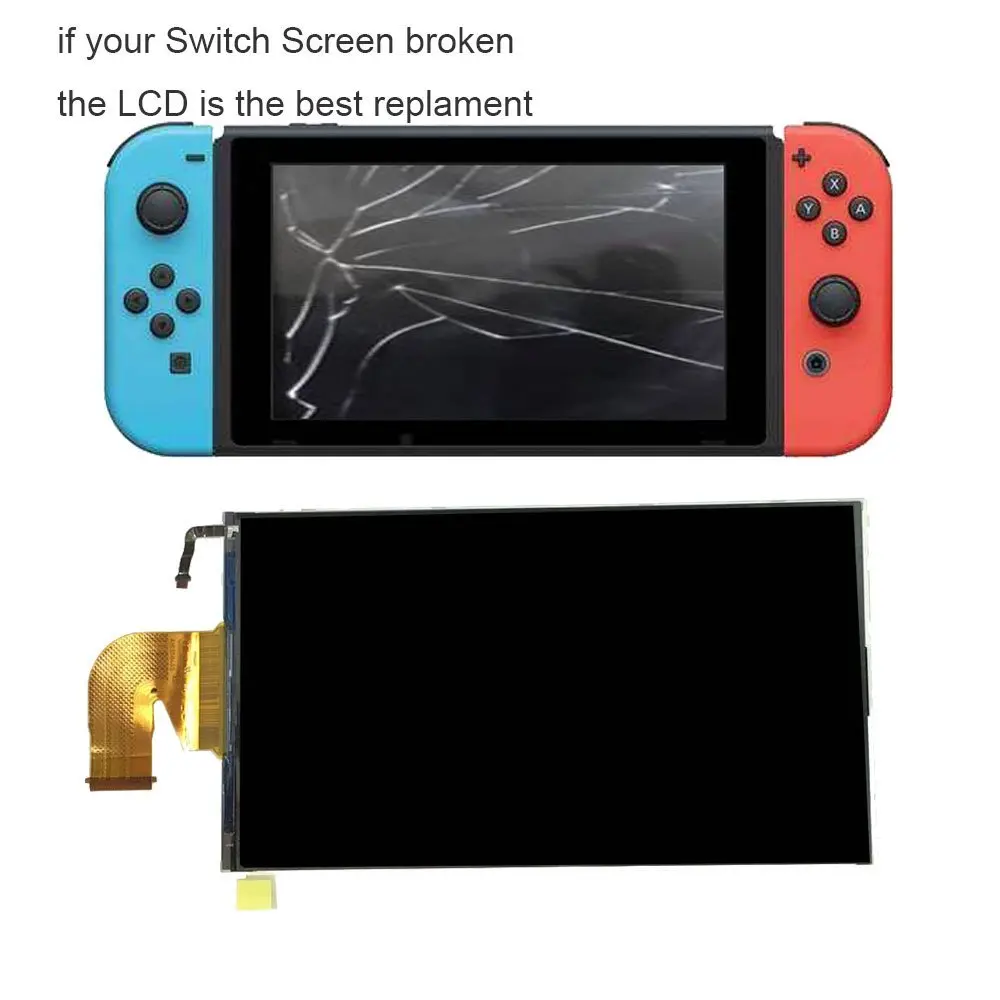 Сменный ЖК-экран для переключателя NS дисплей стекло в сборе Nintendo переключатель