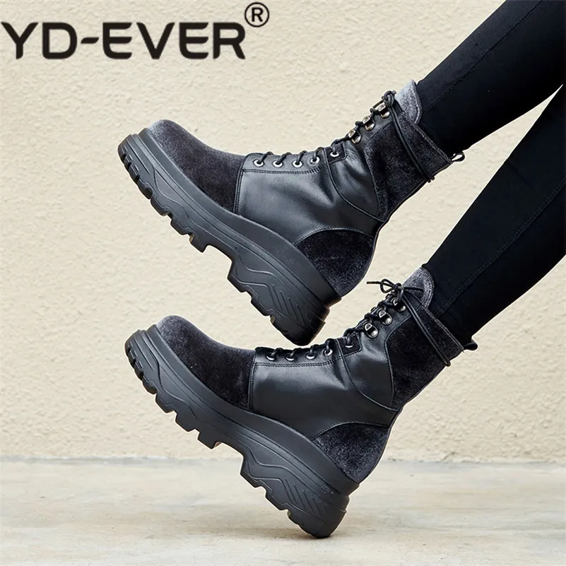 Yd ever модные пикантные женские ботильоны обувь на платформе и высоком каблуке