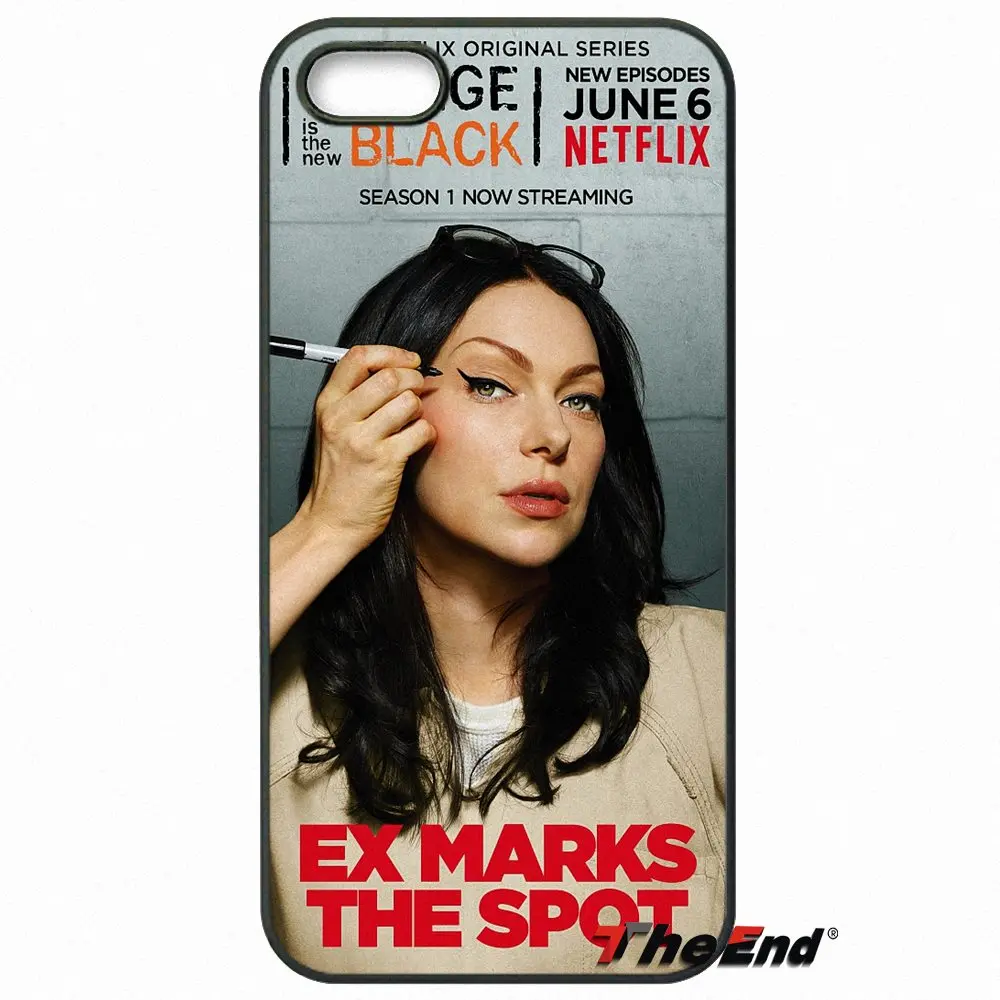 Оранжевый-новый черный OITNB модные чехол для телефона iPhone X 4 4S 5 5C SE 6 S 7 8 плюс Galaxy J5 J3
