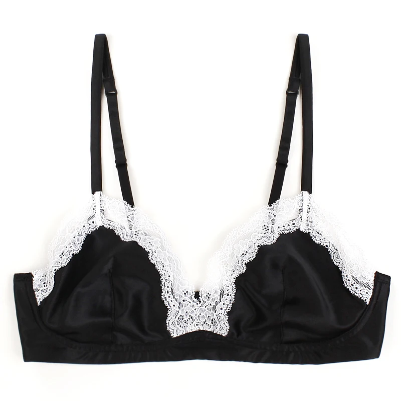 Бюстгальтер сексуальный кружевной соблазнительный сетчатый с бюстгальтером