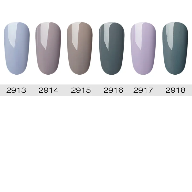 NAILWIND 7 мл 2901 2918 серый цвет серии лак для ногтей волшебный Профессиональный УФ