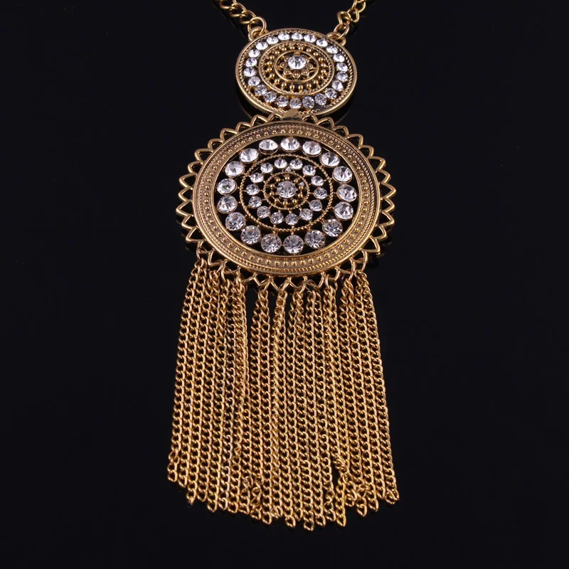 Новый бренд тибетские украшения Античное золото серебро Этническая Цыганская