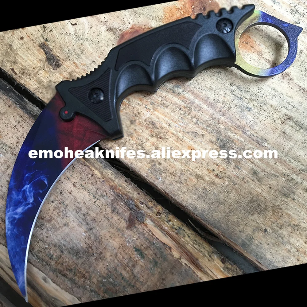EK Мрамор исчезают CS GO Karambit коготь нож Боуи m9 Sharp Counter Strike игра ножей Кемпинг борьба