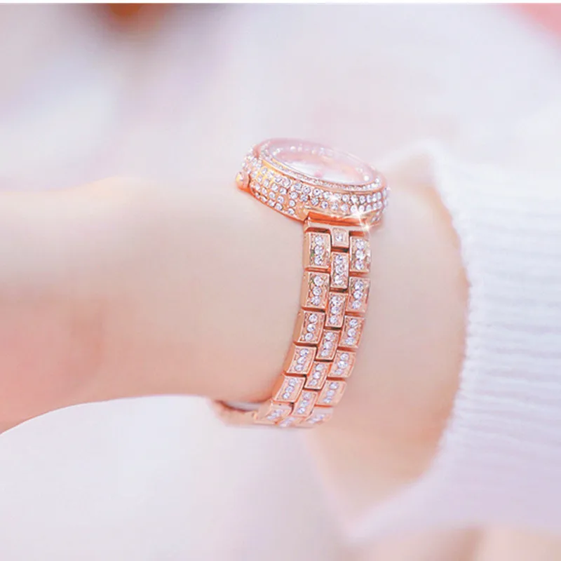 Женские часы с цепочкой трехцветные модные на заказ без цифровых часов