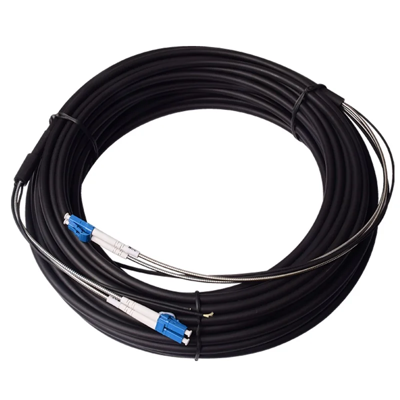 

Original 5PCS Outdoor 10M LC UPC Fiber Optic Duplex Cable Patch Cord FTTH LC UPC Singlemode duplex Fiber optic patch cord cable