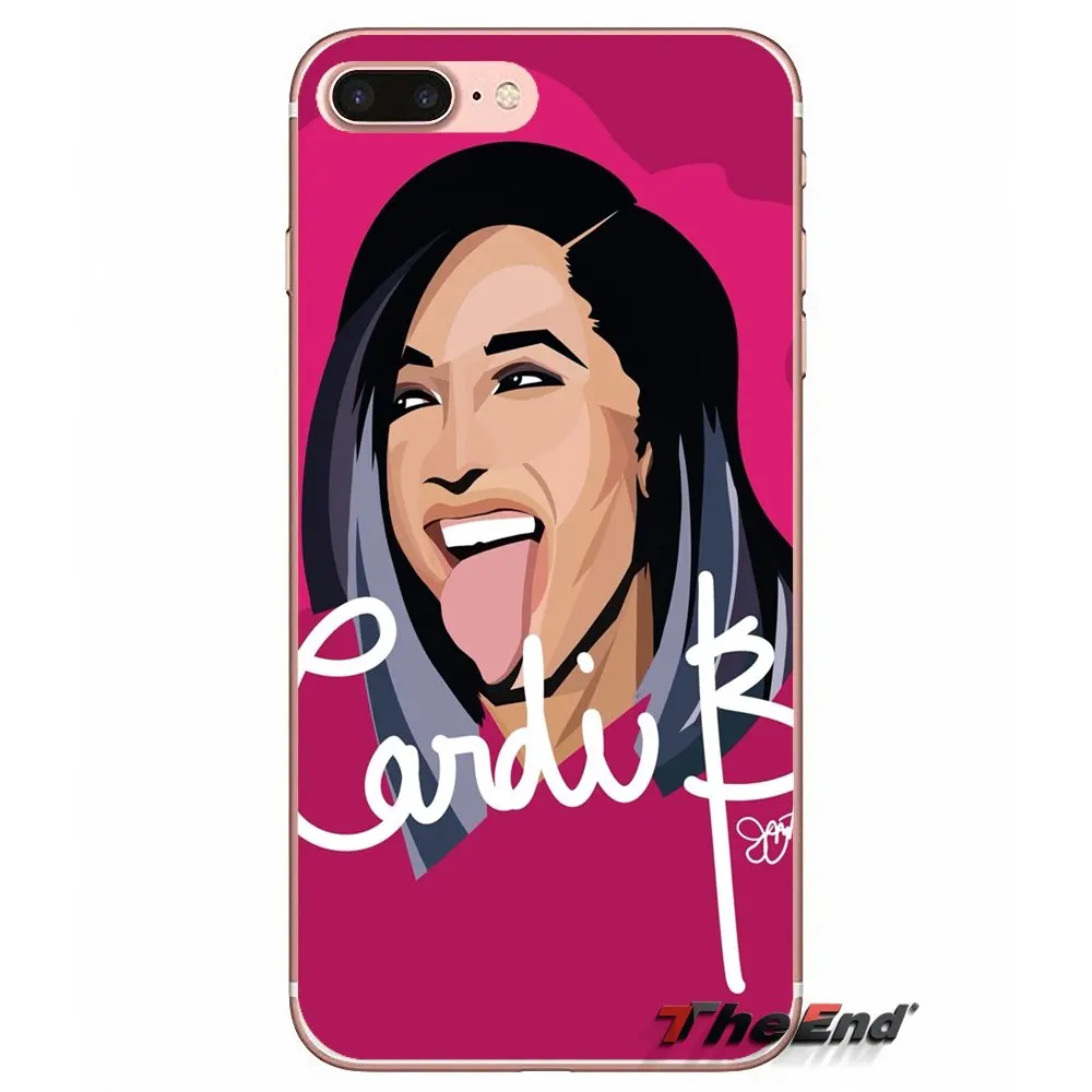 Забавный чехол для девочек Cardi B Xiaomi Redmi 4 3 3S Pro Mi3 Mi4 Mi4i Mi4C Mi5 Mi5S Mi Max Note 2 силиконовый