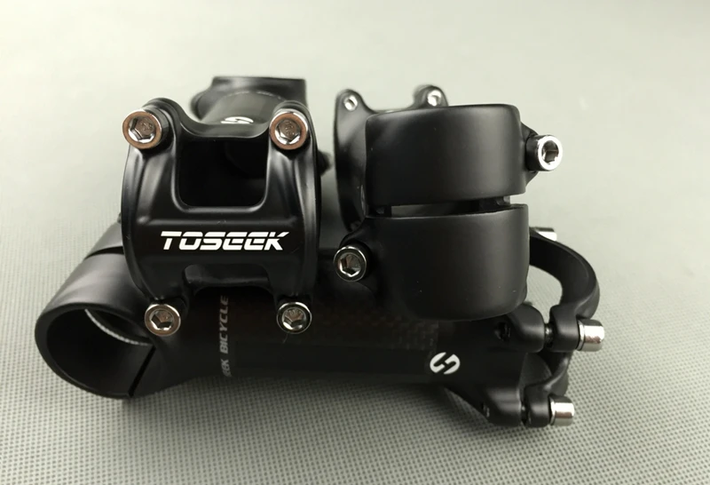Новый Стиль сплав углеродного волокна велосипед дорожный Mtb Stem 6 градусов Frok 28 бар