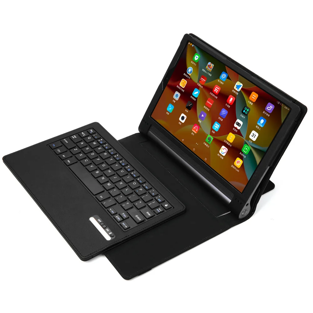 Ультра тонкий 7 цветов светодиодный беспроводной Bluetooth клавиатура с подсветкой для lenovo Yoga Tab 3 Pro 10 YT3-X90/X90F/X90M/X90L Plus 10 YT-X703F
