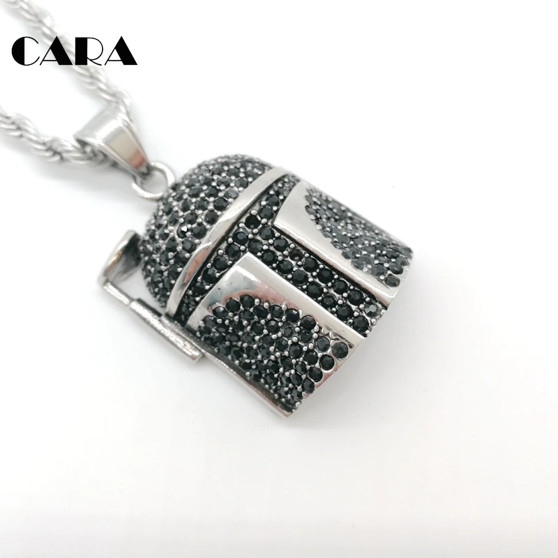 Ожерелье для шлема гольфа из нержавеющей стали 316L|charm necklace|necklace mennecklace men fashion |