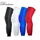 Баскетбольные наколенники удлиненные дышащие компрессионные наколенники накладки на рукава наколенники для пеших прогулок и велоспорта защита для ног для спортзала защита голени