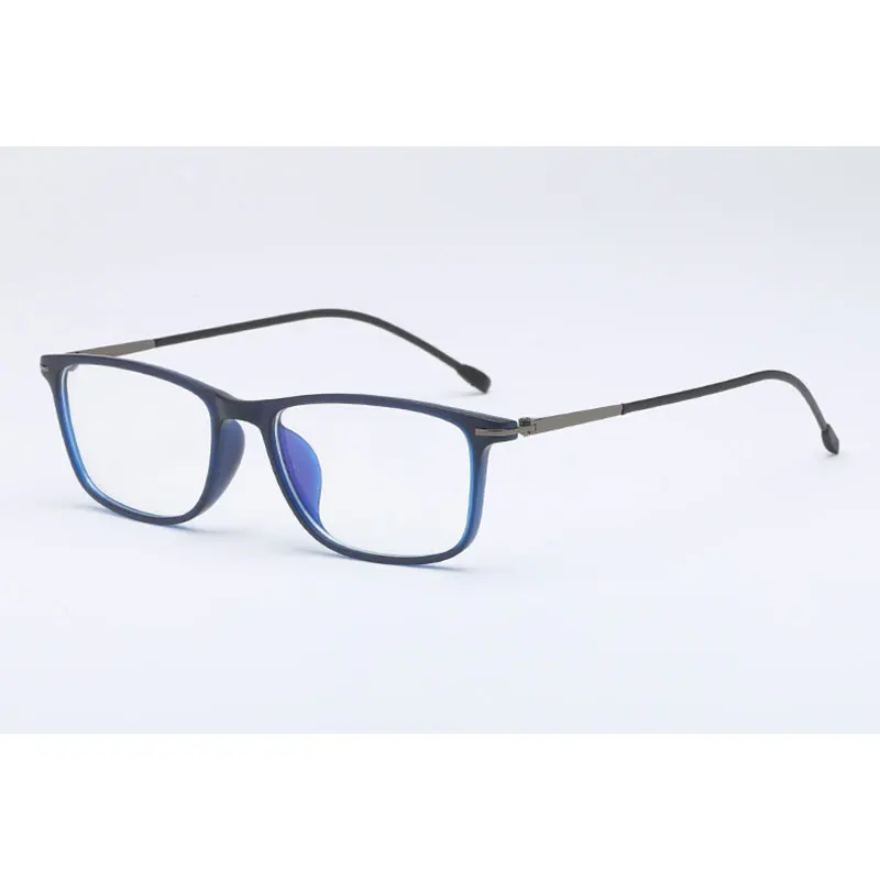 matte blue HOTOCHKI, Модные оптические очки для близорукости, антисиняя оправа, мужские очки по рецепту, прозрачные очки для компьютера, оправа для очков - Цвет оправы: matte blue