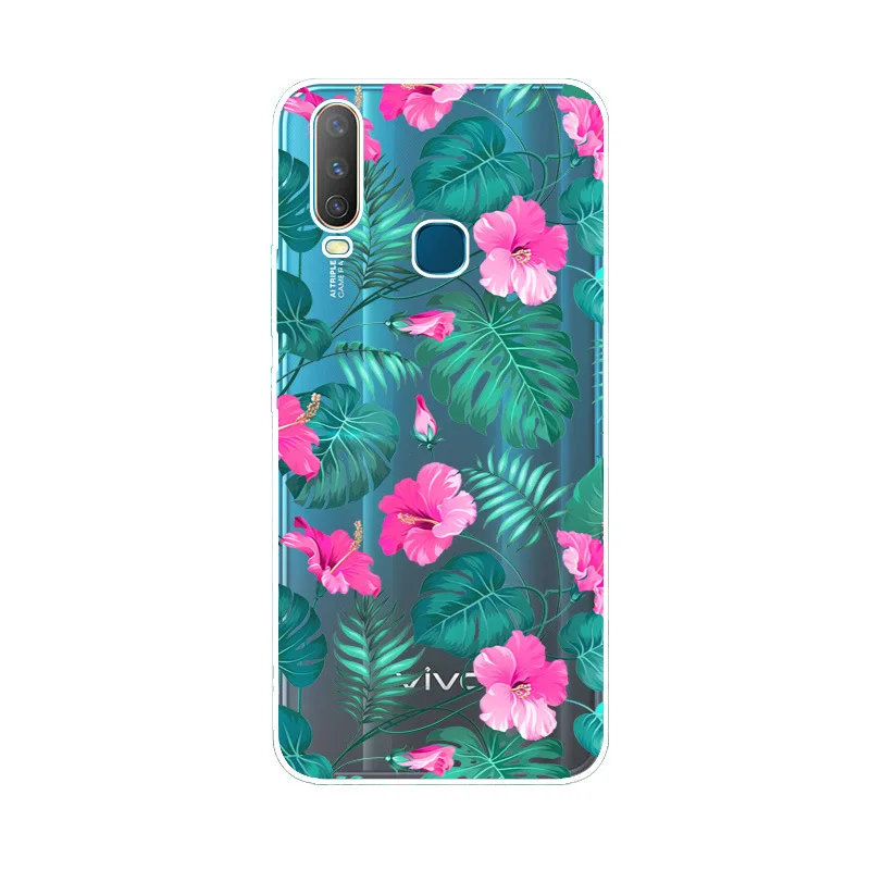 42 Чехол для Vivo Y17, мягкий силиконовый чехол из ТПУ для VIVO v17 neo Y91C Y91 Y15 Y12 V15 V15Pro Pro, чехол для телефона s для VivoY17 y95 - Цвет: 42