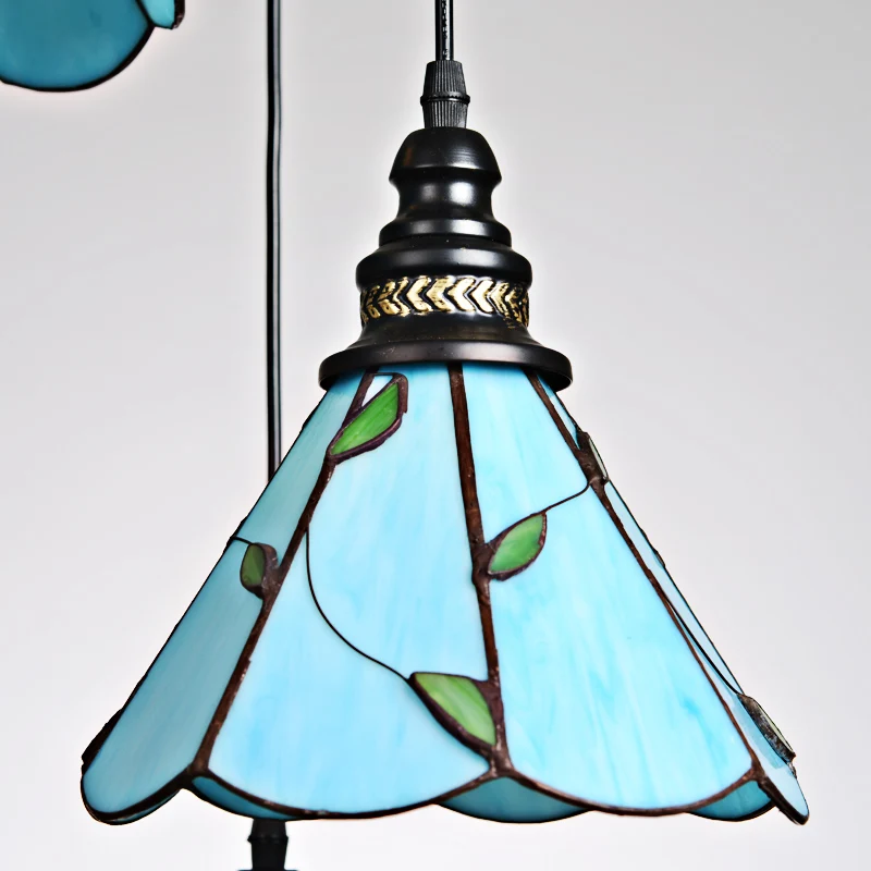 Средиземноморская винтажная Подвесная лампа Tiffany подвесные светильники