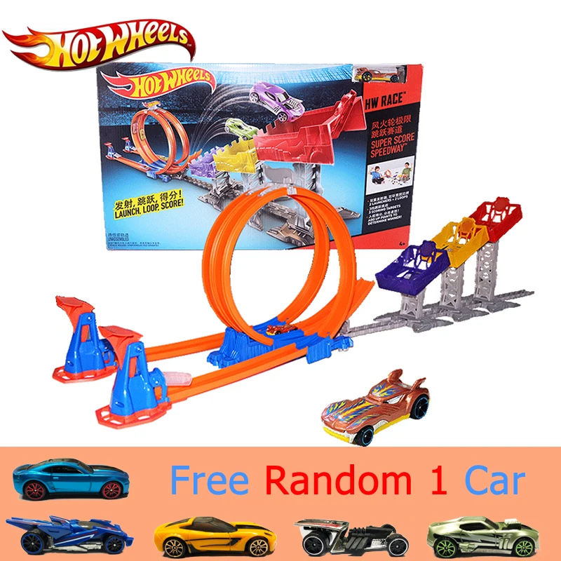 Оригинальный автомобиль Hot Wheels Игрушечный трек ограниченный скачок классический
